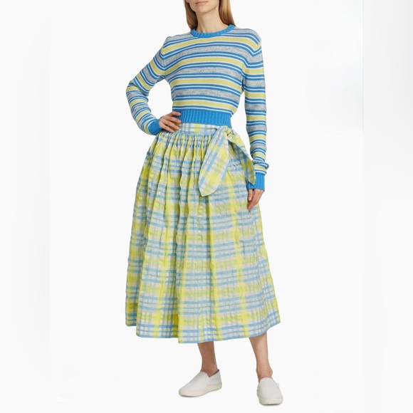 ROSIE ASSOULIN Striped Knit Cotton Jumper - size Large - Pristine Condition - Picture 3 of 16